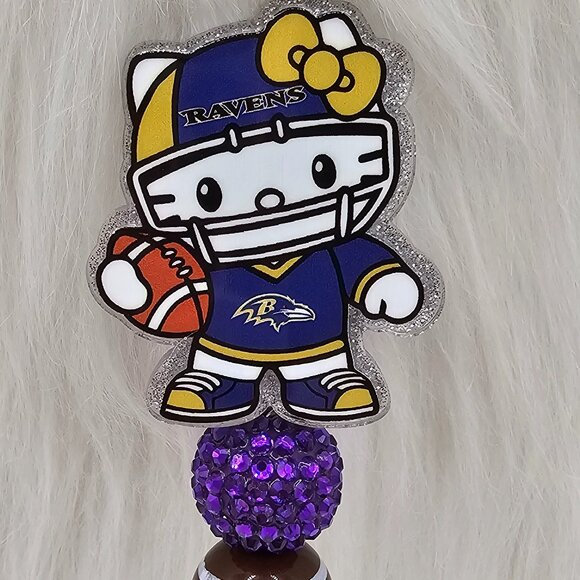 Football Kitty Ravens Badge Holder - Picture 1 of 1
